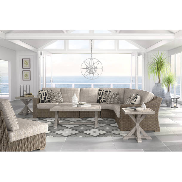 Beachcrest Home Danny Porcelain Outdoor Dining Table & Reviews Wayfair